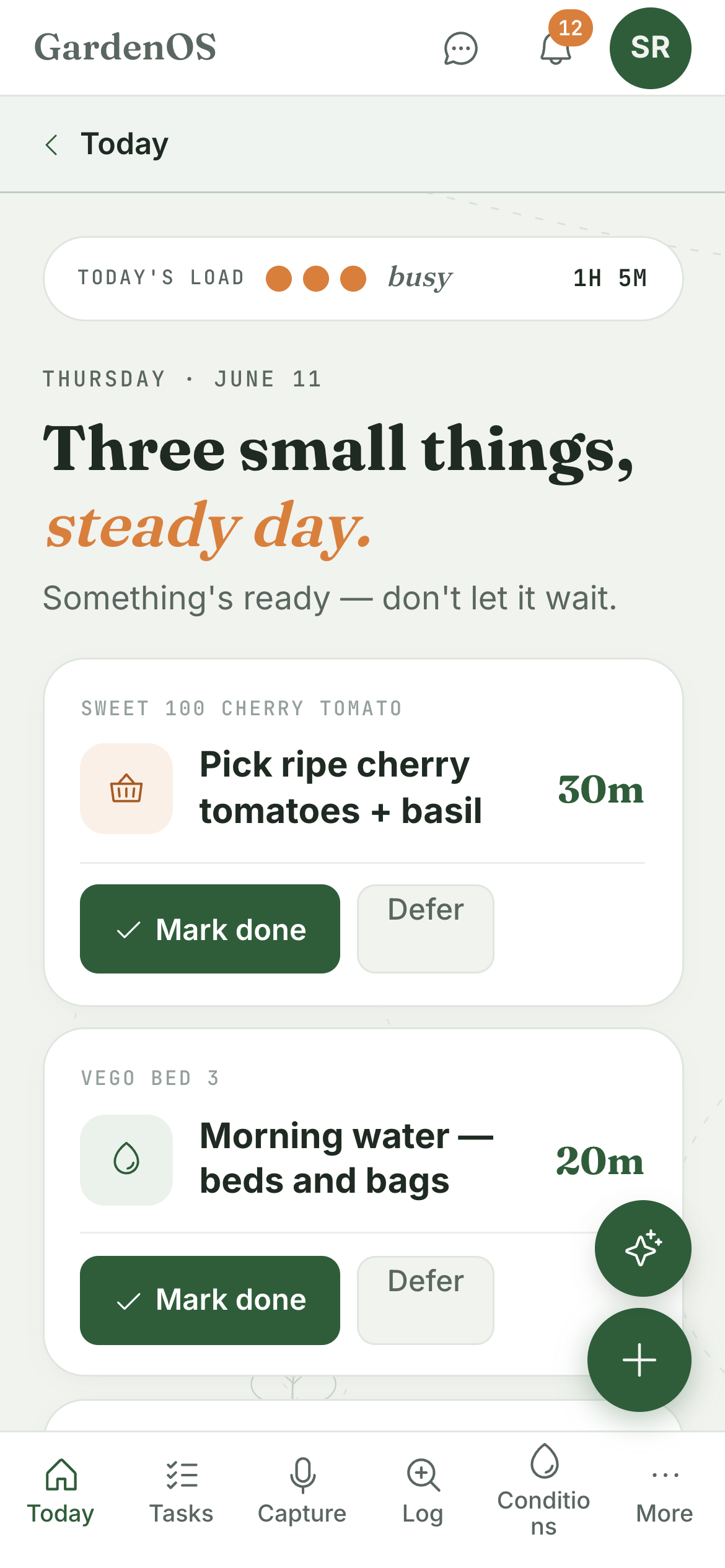 Today on your phone